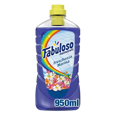 Fabuloso Detersivo Pavimenti Freschezza Marina Profumo 24h 950 ml -