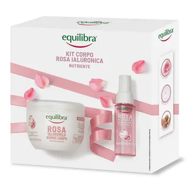 Equilibra Cofanetto Kit Burro Corpo 300ml + Acqua Corpo Profumata Idratante 50ml -