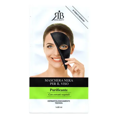 Royal Beauty Maschera Nera Purificante in Tessuto -