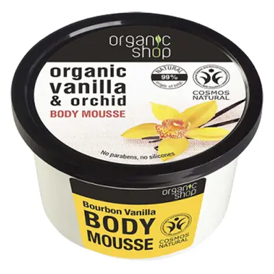 Organic Shop Body Mousse Vaniglia Bourbon 250 ml -