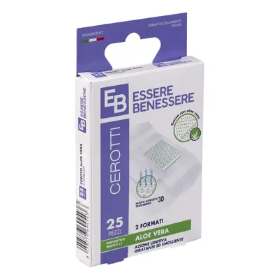 Essere Benessere Aloe Vera 25 Cerotti 2 Formati -