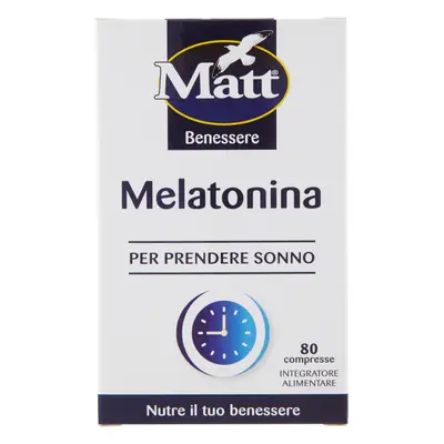 Matt Benessere Melatonina 80 Compresse -