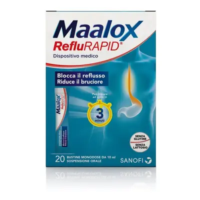 Maalox Reflurapid 20 Bustine -