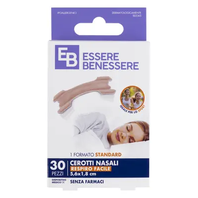 Essere Benessere Cerotti Nasali Standard 30pz -