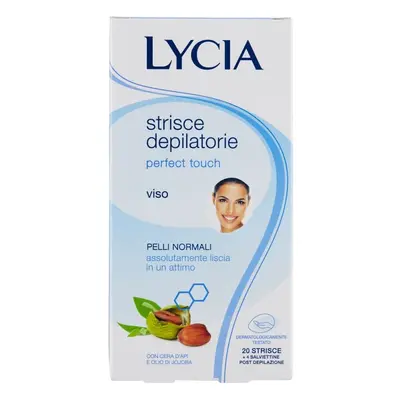 Lycia Perfect Strisce Depilatorie Viso 20 Pezzi -