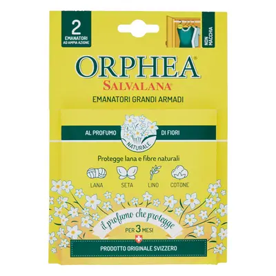 Orphea Salvalana Emanatori Grandi Armadi al Profumo di Fiori 2 Pezzi -