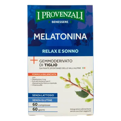 I Provenzali Benessere Melatonina Relax E Sonno 60 Compresse 10,8g -