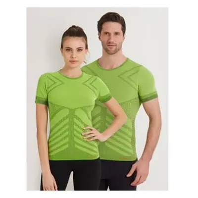 Maglia Termica Sportiva unisex con Sensil® Breeze per temperature fresche / LIME / XL/XXL