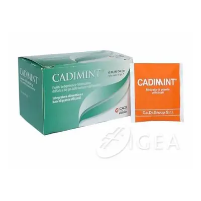 Cadimint Integratore per la digestione 15 filtri x 3 g