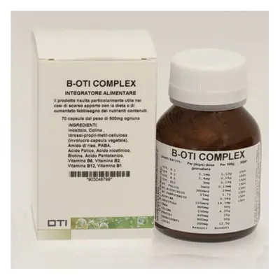 Oti B-Oti Complex Integratore Vitaminico Nuova Formulazione 60 capsule