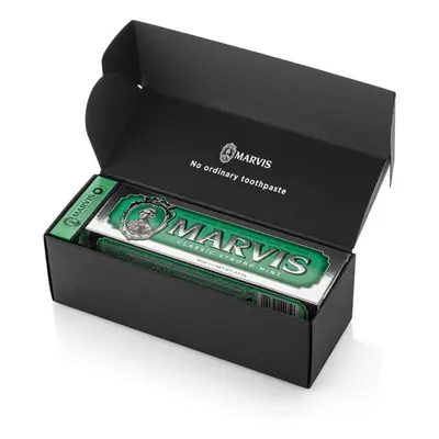 Marvis Classic Holder Set Dentifricio Classic Strong Mint 85 ml +1 Porta Dentifricio Verde