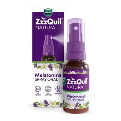 Vicks ZzzQuil Natura Spray Melatonina per Favorire Sonno 30ml