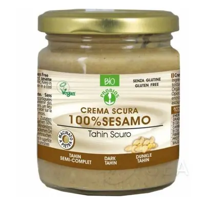 Probios Tahin Scuro 100% Sesamo Crema spalmabile bio e senza glutine 200 g