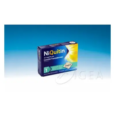 Niquitin 21 mg/die Cerotti per smettere di fumare 7 cerotti