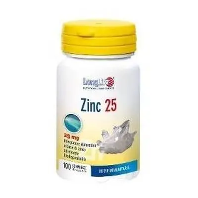 Longlife Zinc25 Integratore Pelle Capelli e Unghie