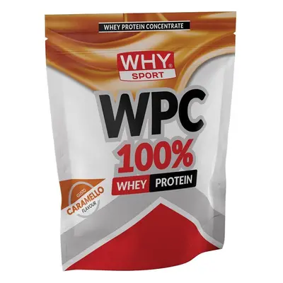 Whysport WPC 100% Whey Integratore di Proteine Gusto Caramello 1 kg