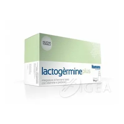 Humana Lactogèrmine Plus Integratore di fermenti lattici e vitamine 10 flaconcini monodose