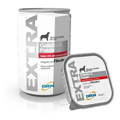 DRN Extra Galletto e Patate Cibo umido per cani adulti 150 g