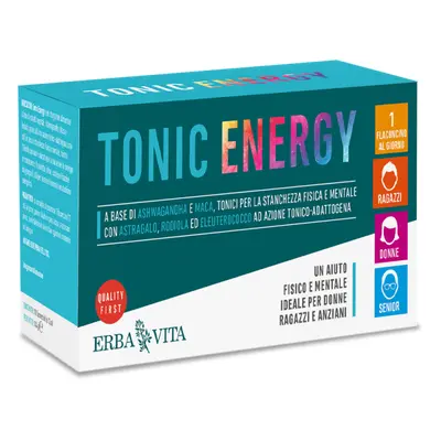 Erba Vita Tonic Energy Integratore Ricostituente 10 flaconcini