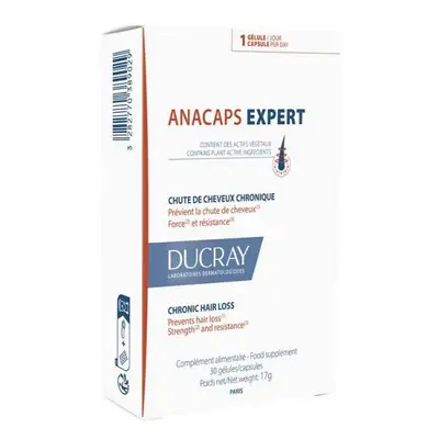 Ducray Anacaps Expert Integratore per Capelli e Unghie 3 x 30 capsule