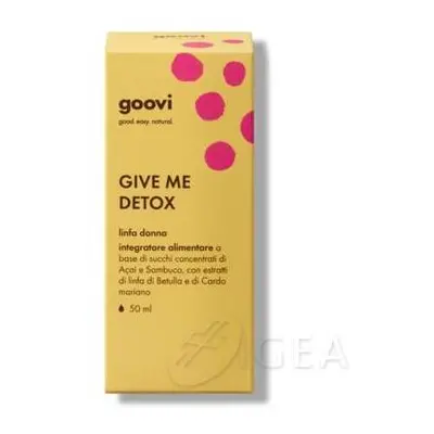 Goovi Give Me Detox Linfa Donna Integratore Drenante 50 ml