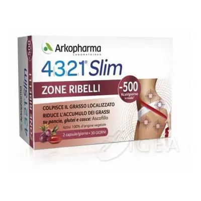 Arkopharma 4321 Slim Zone Ribelli 60 capsule