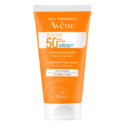 Avène Crema Senza Profumo SPF 50+ Solare Viso 50 ml