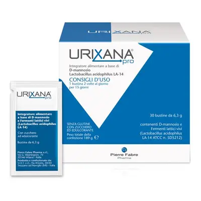 Urixana Pro Integratore per le vie urinarie 30 bustine