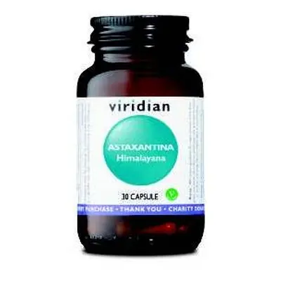 Viridian Astaxantina Himalayana Integratore Antiossidante 30 capsule