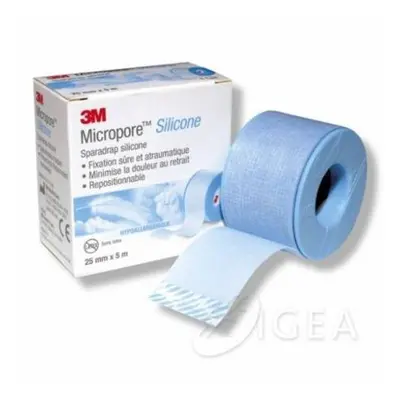 3M Micropore Cerotto in Silicone Misura 2,5 x 500 CM