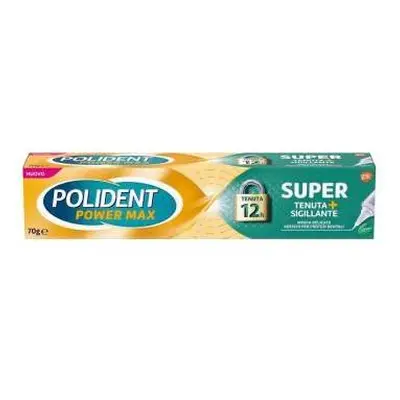 Polident Power Max Super Tenuta + Sigillante Adesivo per Protesi Dentale 70 g