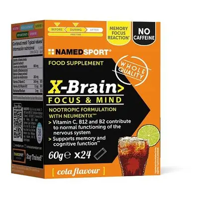 X-Brain Focus Mind Integratore ricostituente 24 stick