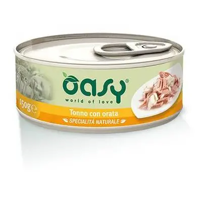 Oasy Tonno con Orata Specialità Naturali Cibo umido per gatti in lattina 150 g