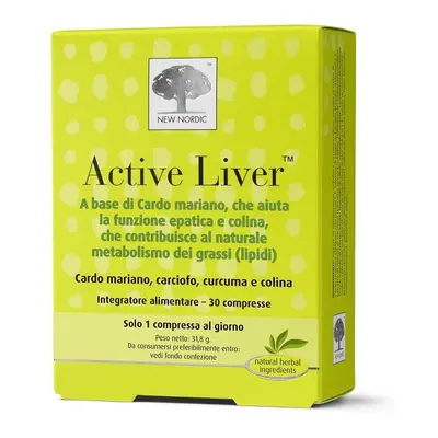 New Nordic Active Liver Integratore per la Funzione Epatica 60 compresse