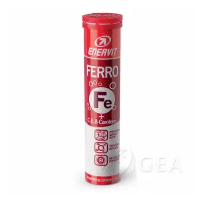 Enervit Ferro Integratore di Ferro e Vitamine 20 Compresse Effervescenti