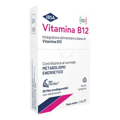 Ibsa Vitamina B12 Integratore Metabolismo Energetico 30 Film Orodispersibili