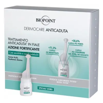 Dermacare Fiale anticaduta dei capelli per uomo 20 fiale x 6 ml