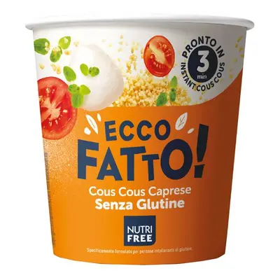 Nutri Free Ecco Fatto Cous Cous Pronto Caprese Senza Glutine 70 grammi