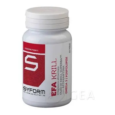 Syform Efa Krill Integratore di Omega 3 per Sportivi 60 perle