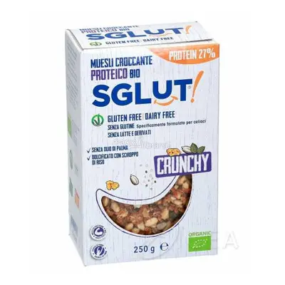 Sglut Crunchy Proteico Prodotto senza glutine bio 250 g