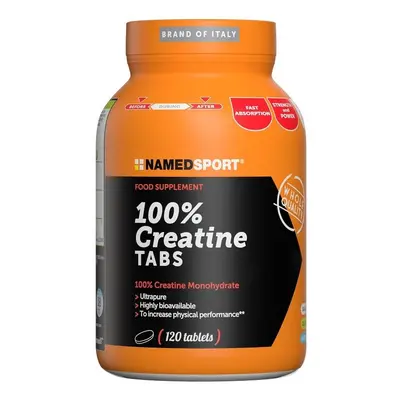 Named Sport 100% Creatine Tabs Integratore di Creatina per Sportivi 120 compresse