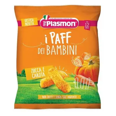 Plasmon I Paff dei Bambini Zucca e Carota Snack 15 g