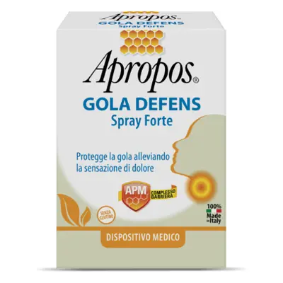 Apropos Gola Defens Spray Forte per il Mal di Gola 20 ml