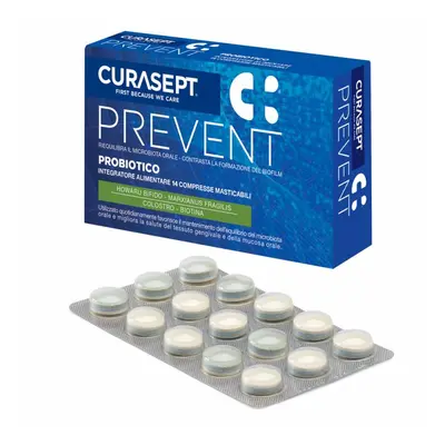 Curasept Prevent Probiotico Integratore Alimentare 14 compresse