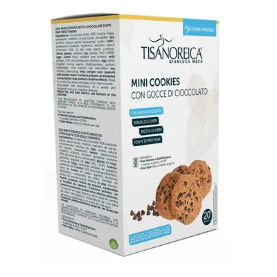 Tisanoreica Mini Cookies Gocce di Cioccolato Glycemic Friendly 250 g