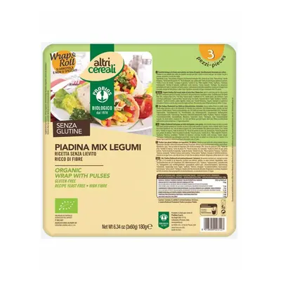 Probios Altricereali Piadina Mix Legumi Senza Glutine 3 X 60 g