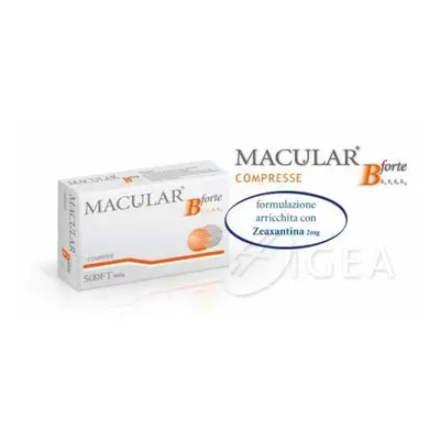 Sooft Macular B Forte Integratore per gli Occhi