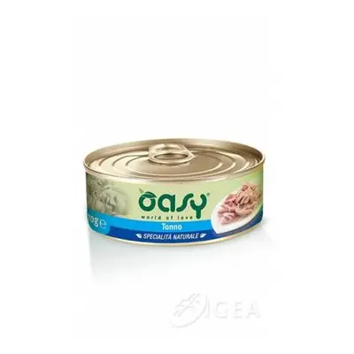 Oasy Tonno Specialità Naturali Cibo Umido per gatti in lattina 70 g