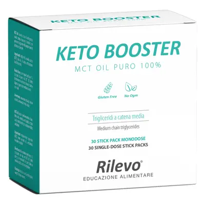 Rilevo Keto Booster MCT Oil Puro 100% 30 stick daIndicazioni 5 ml