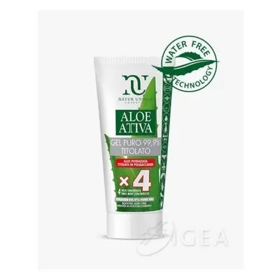 Natur Unique Aloe Attiva Gel Puro 99.9% Titolato 200 ML